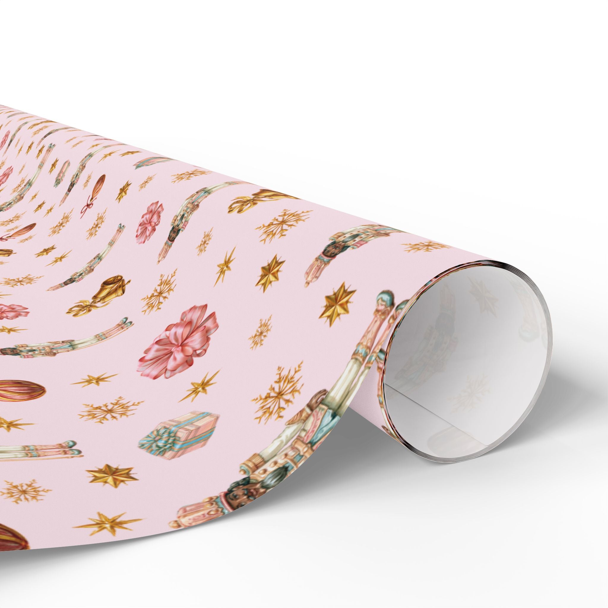 Pink Sugar Plum Nutcracker Gift Wrap