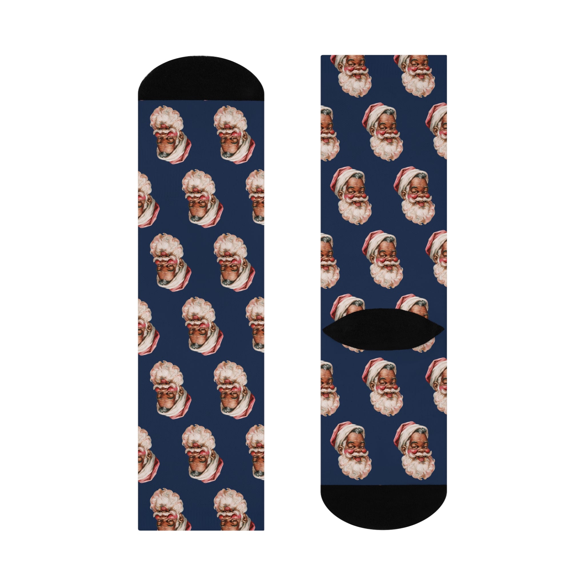 Copy of Santa Face Crew Socks — Festive Christmas Holiday Socks with Classic Santa Pattern