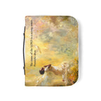 Bible Cover featuring an inspirational Bible verse design on a protective Bible cover.