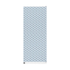 Christmas Wrapping Paper featuring blue angel artwork with soft winter holiday accents.