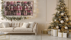 Christmas Poster featuring colorful toy soldiers and nutcracker-inspired Christmas details.