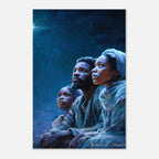 Christmas Poster featuring an uplifting Christian Christmas scene centered on faith and hope.