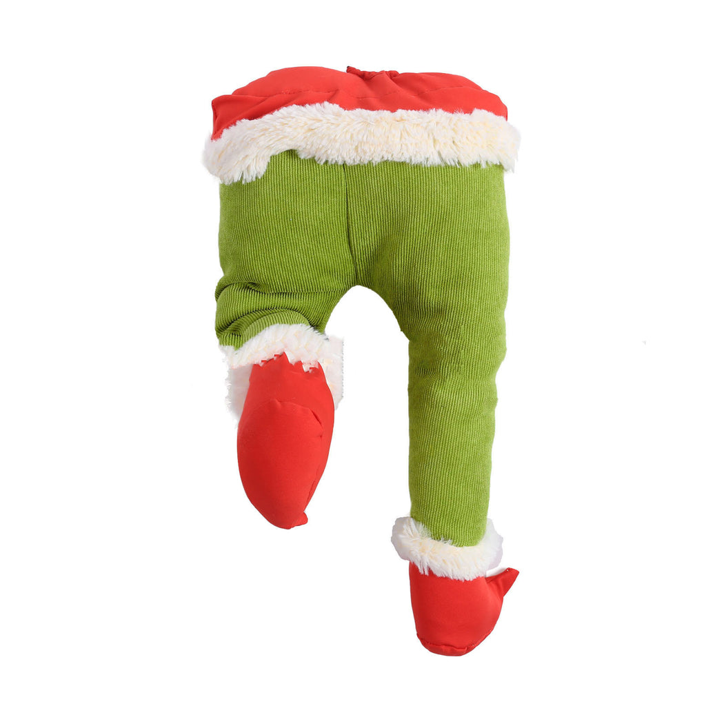 Christmas Ornament featuring a green holiday Meanie Christmas tree set with playful seasonal style.