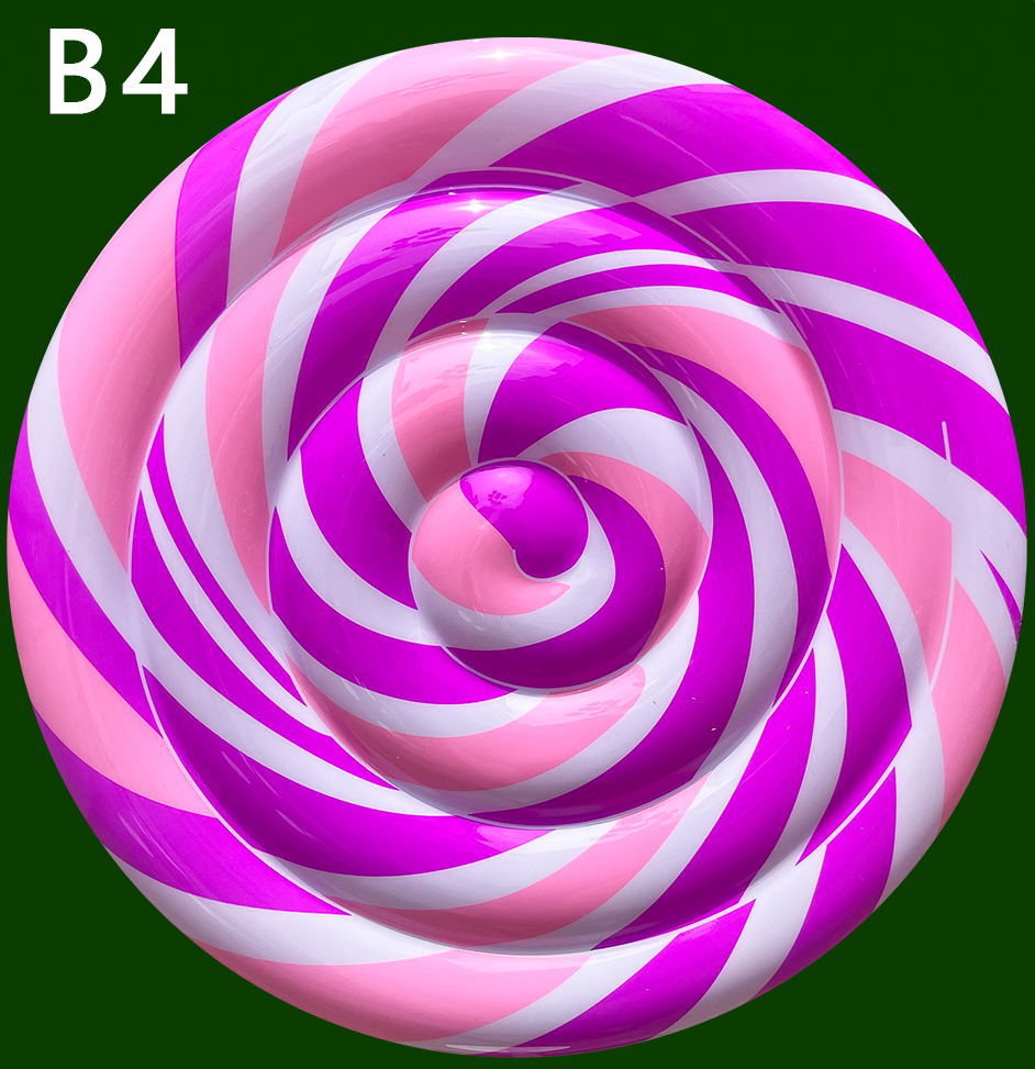 Christmas Ornament featuring oversized lollipop Christmas ornament decor.
