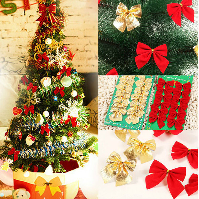 Christmas Decor featuring mini Christmas bows for trees, wreaths and holiday gifts.
