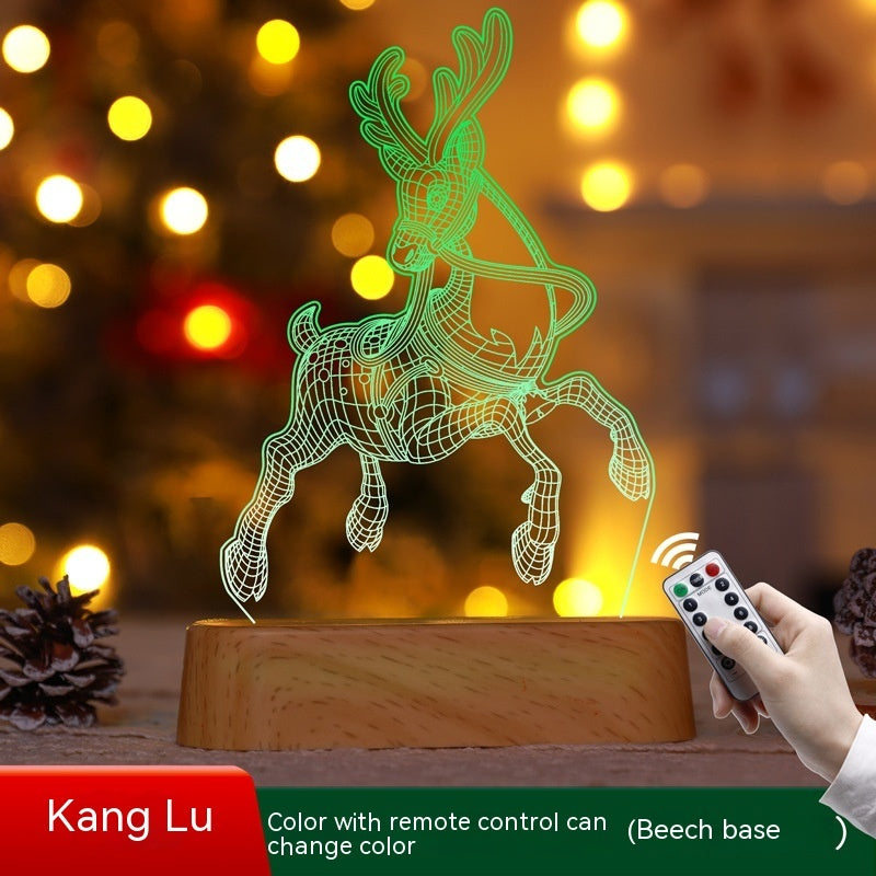 Christmas Lights featuring a reindeer pendant lamp for whimsical Christmas lighting.