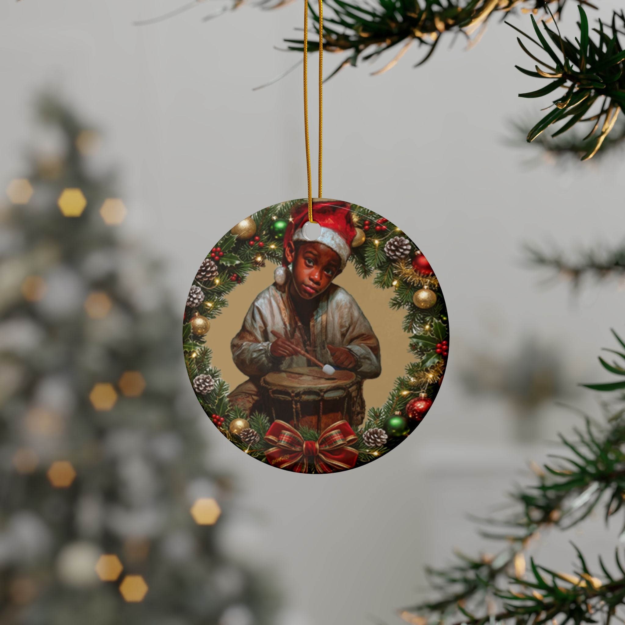 Decorative Ceramic Ornaments, Double-Sided (1pc, 3pcs, 5pcs, 10pcs)