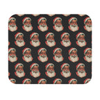 Christmas Mouse Pad featuring Classic Santa Black Mouse Pad holiday artwork.