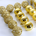 Christmas Ornament featuring a festive set of Christmas ornaments for tree decorating.