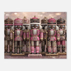 Christmas Poster featuring colorful toy soldiers and nutcracker-inspired Christmas details.
