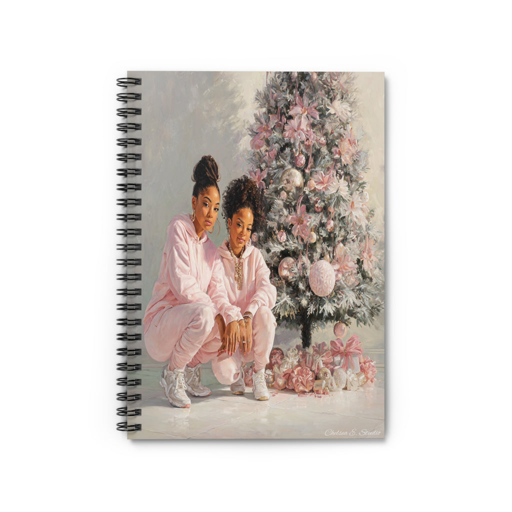 Christmas Sisters Spiral Notebook (Ruled)