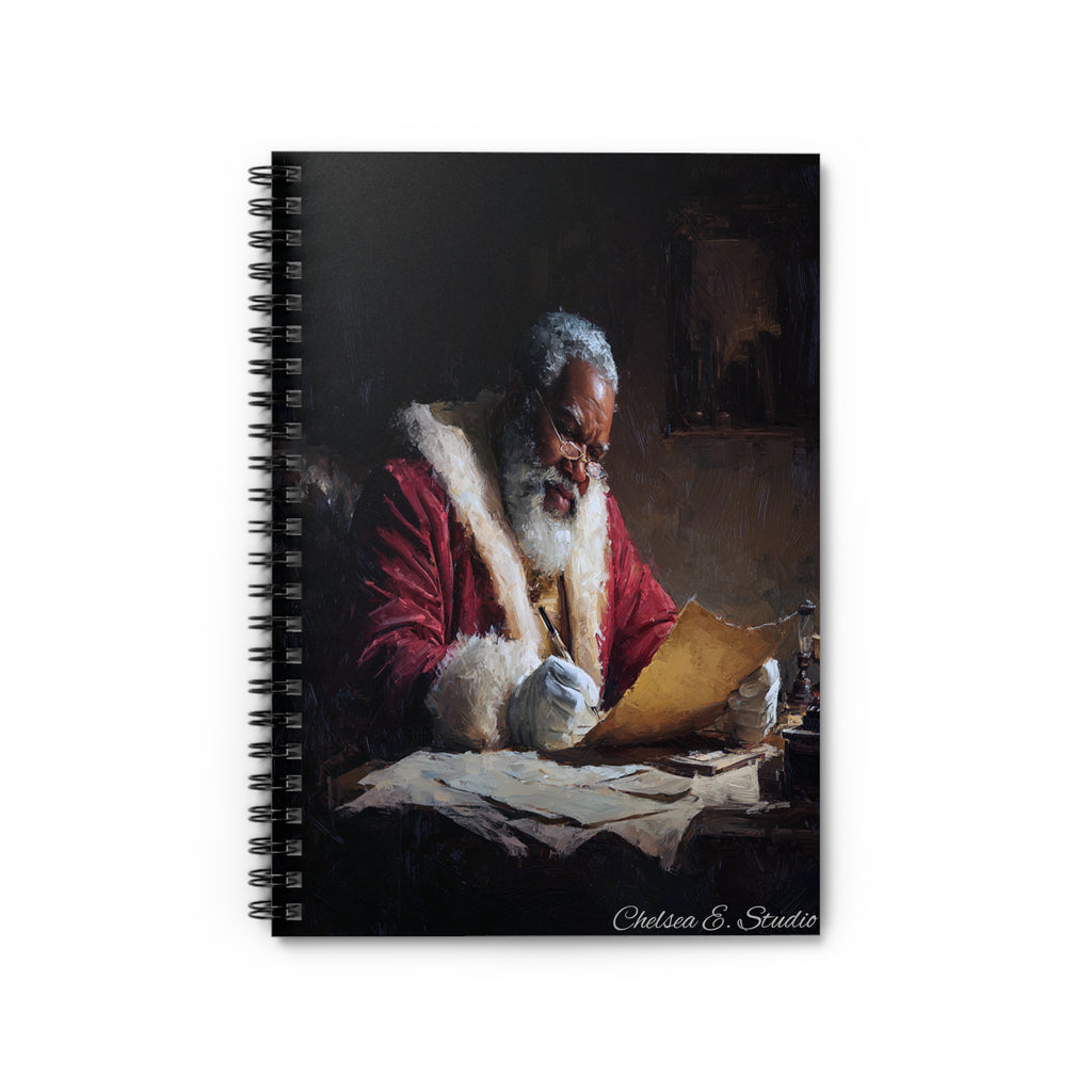 Santa Letter Spiral Notebook — Christmas Journal for Letters & Holiday Planning