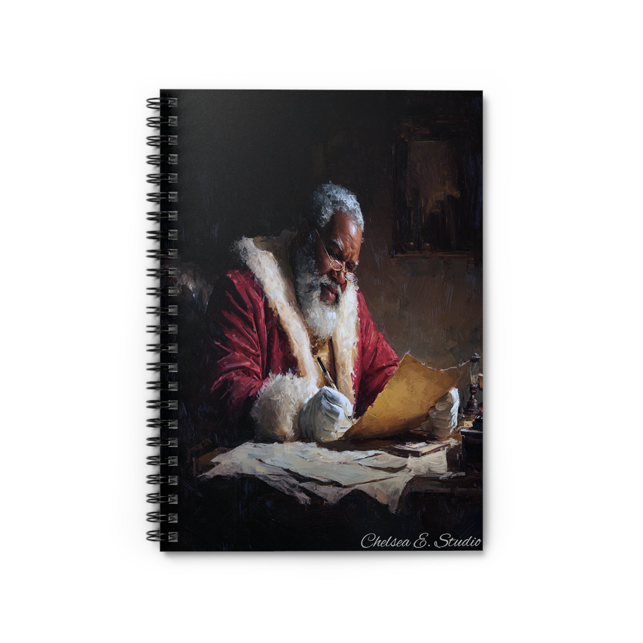 Santa Letter Spiral Notebook — Christmas Journal for Letters & Holiday Planning