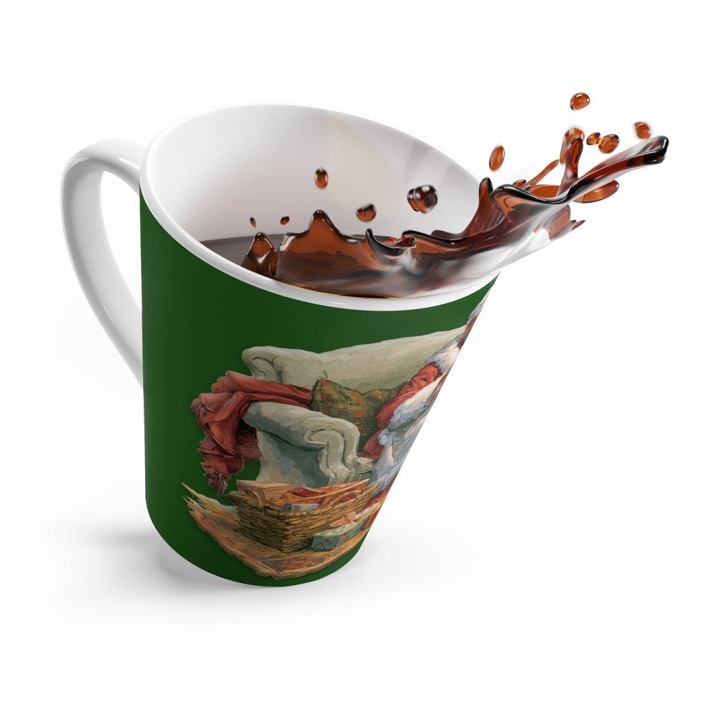Cozy Mrs. Claus Christmas Latte Mug
