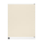 Christmas Wrapping Paper featuring solid cream gift wrap made to coordinate with holiday decorations.