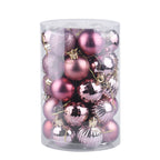 Christmas Ornament featuring a festive set of Christmas ornaments for tree decorating.