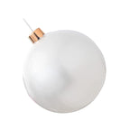 Christmas Ornament featuring oversized inflatable Christmas bulb decorations.