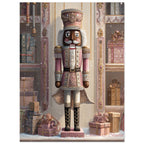 Christmas Poster featuring a colorful nutcracker scene full of festive Christmas magic.