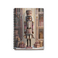 Nutcracker Holiday Spiral Notebook — Festive Christmas Journal (Ruled)