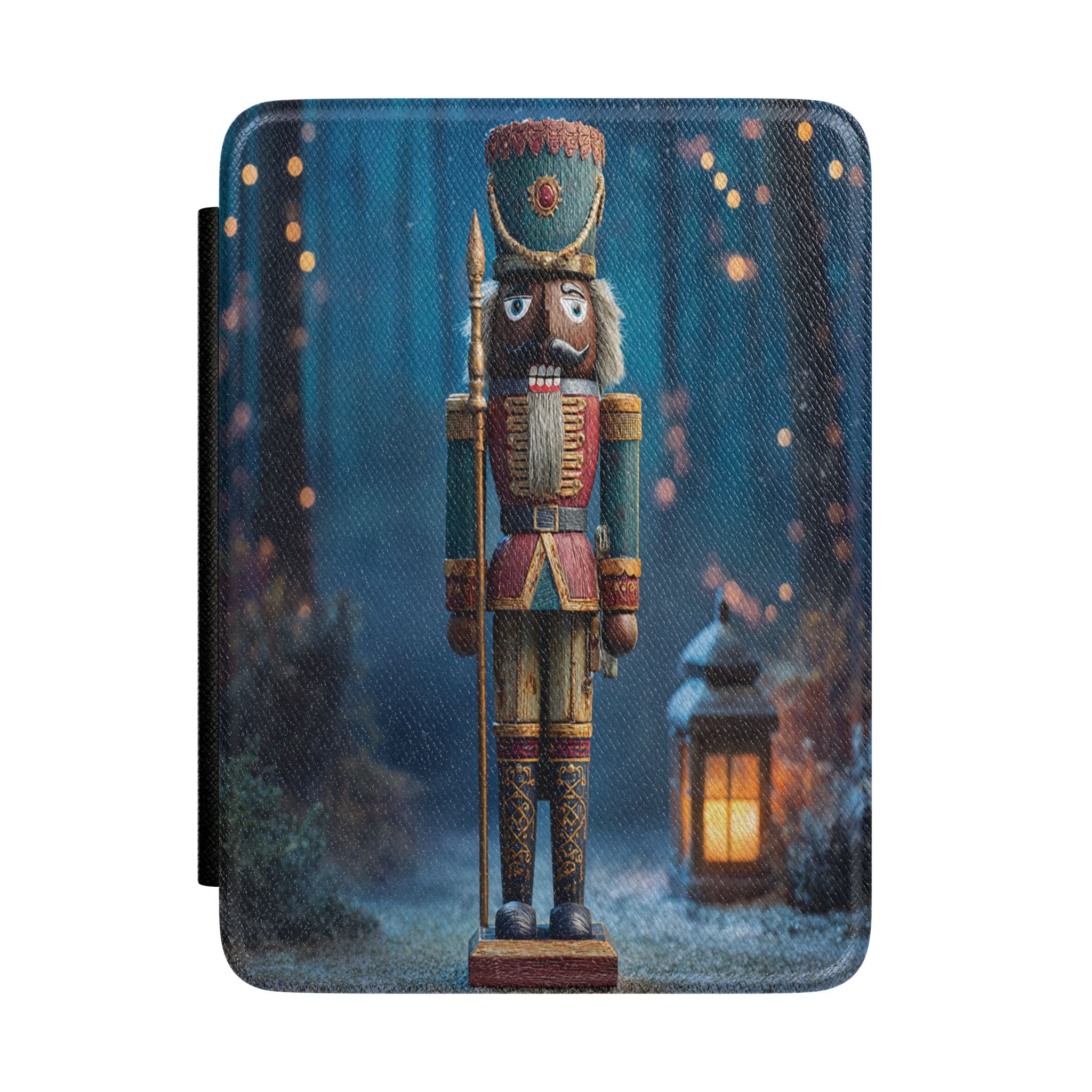 Copy of Copy of Copy of Copy of Kindle Case — Vintage Black Santa with Children Holiday E-Reader Cover