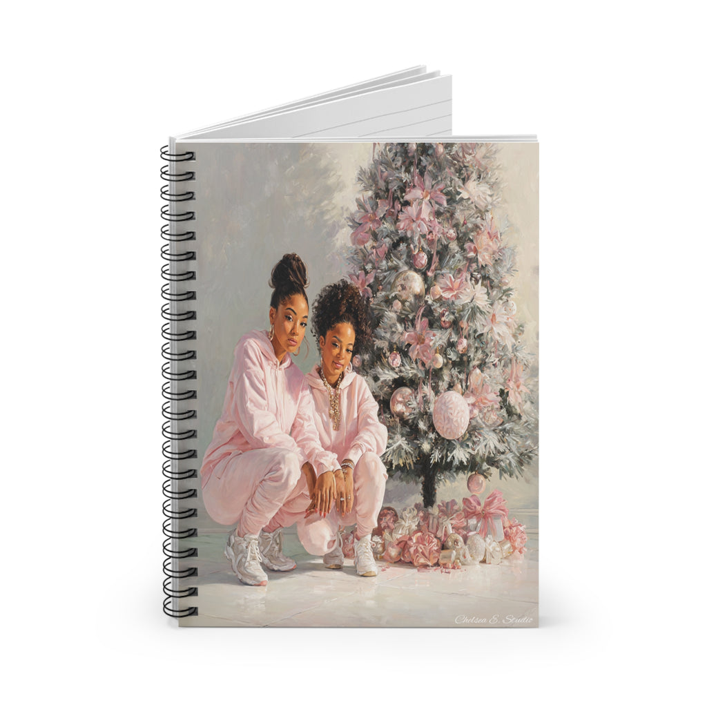 Christmas Sisters Spiral Notebook (Ruled)