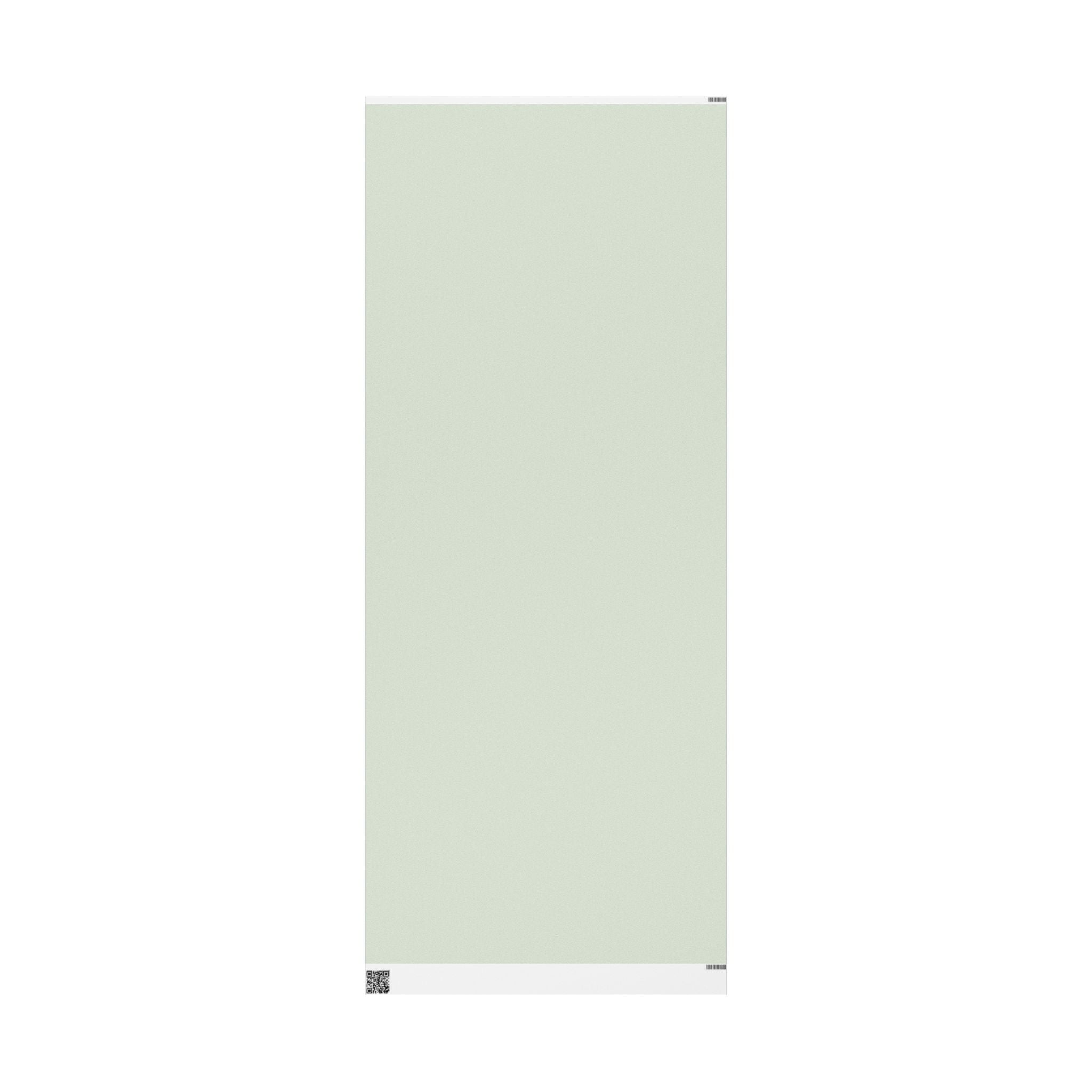 Christmas Wrapping Paper featuring solid mint green gift wrap made to coordinate with holiday decorations.