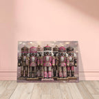 Christmas Poster featuring colorful toy soldiers and nutcracker-inspired Christmas details.