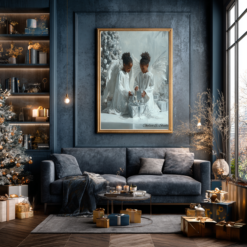 Christmas in Heaven — Premium Poster