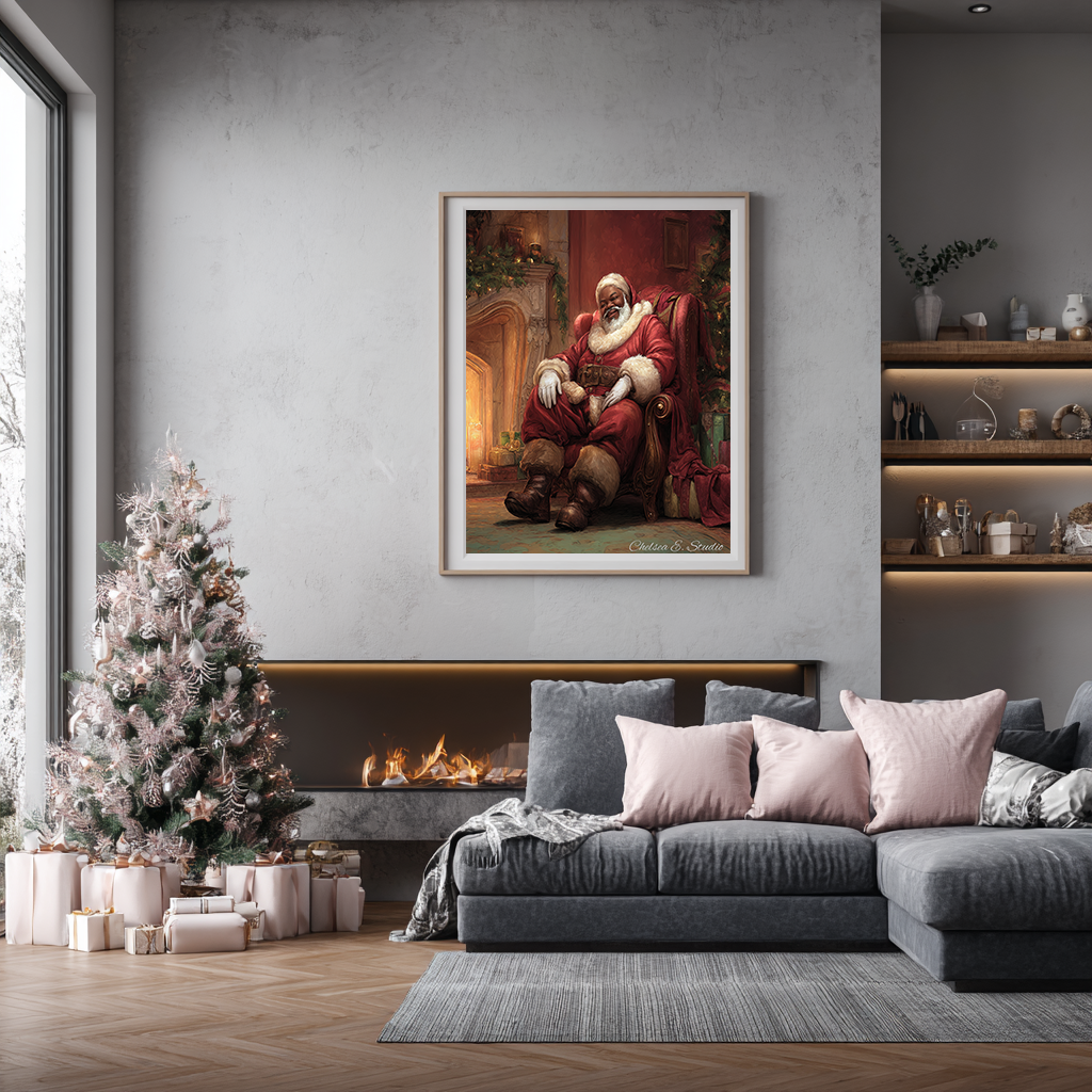 Holly & Jolly  - Premium Poster