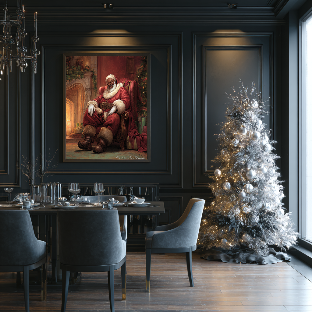 Holly & Jolly  - Premium Poster