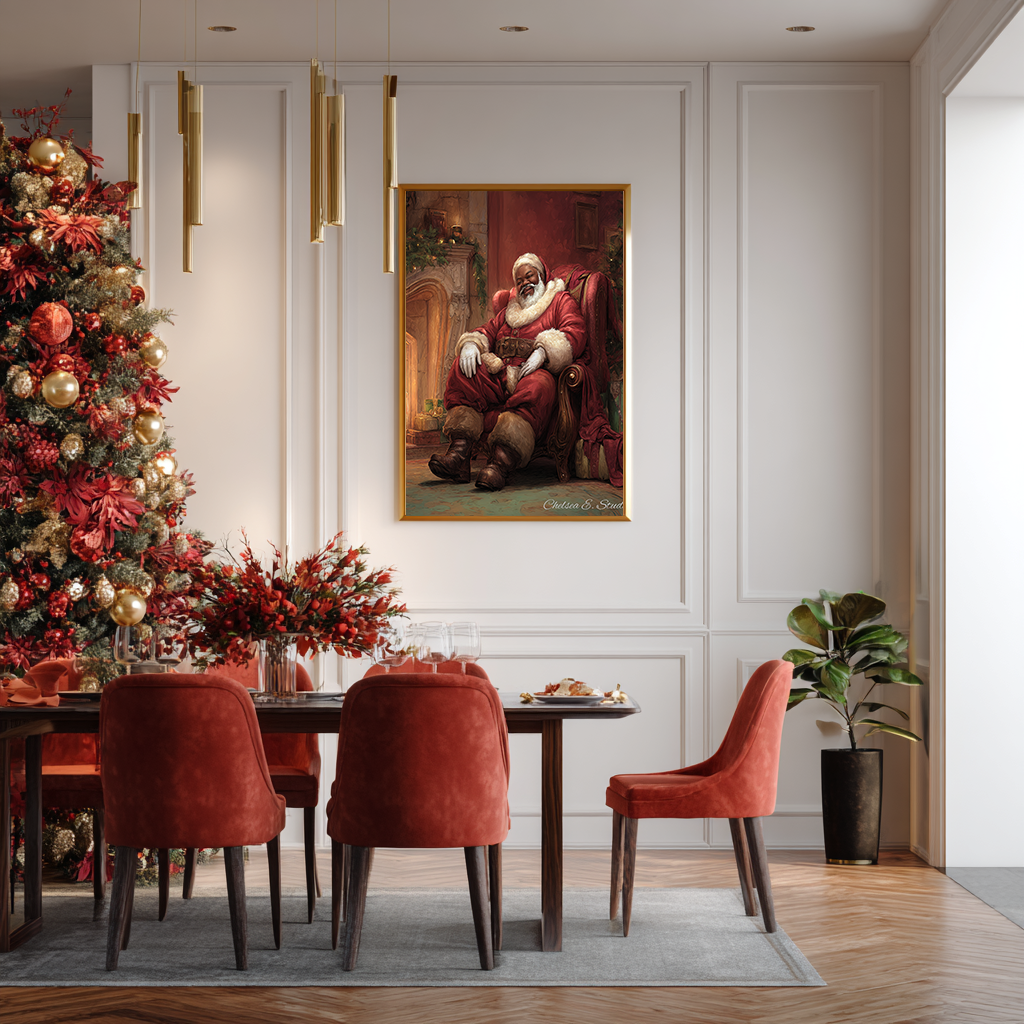 Holly & Jolly  - Premium Poster