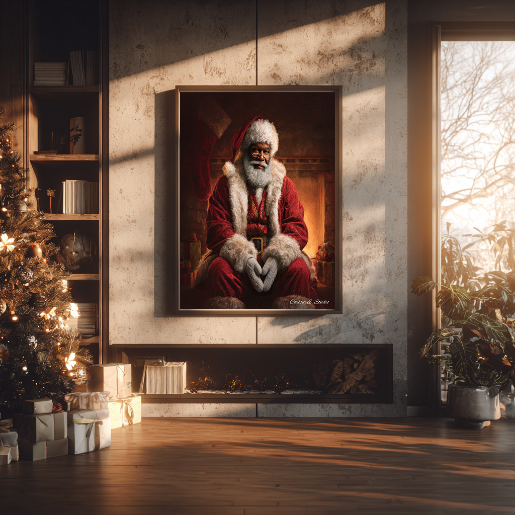 Santa’s Warmth — Premium Poster