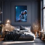 Christmas Poster featuring an uplifting Christian Christmas scene centered on faith and hope.