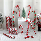 Christmas Ornament featuring oversized candy cane Christmas ornaments.