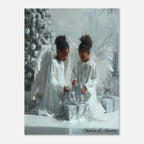 Christmas Poster featuring a sentimental Christmas scene honoring loved ones and holiday remembrance.