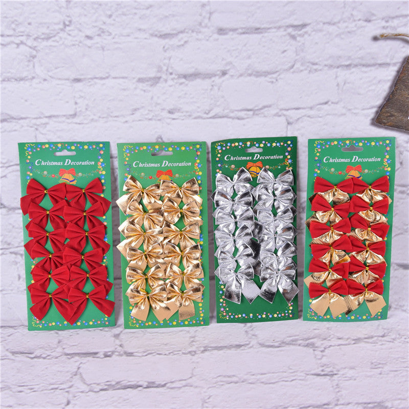 Christmas Decor featuring mini Christmas bows for trees, wreaths and holiday gifts.