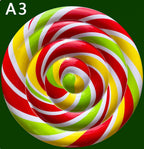 Christmas Ornament featuring oversized lollipop Christmas ornament decor.