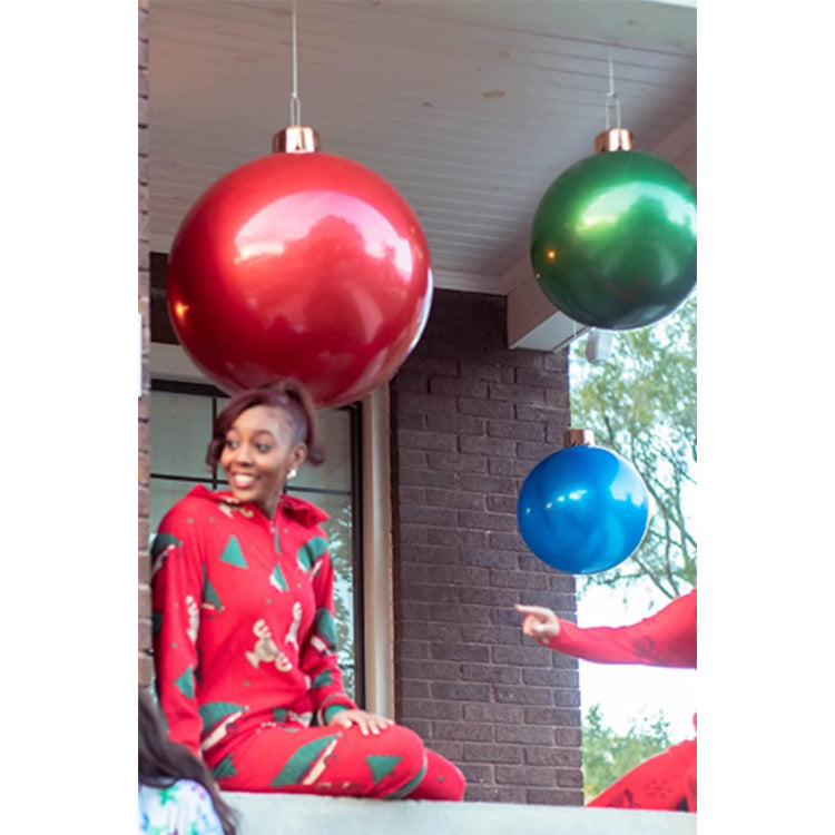 Inflatable Oversized Christmas Bulbs