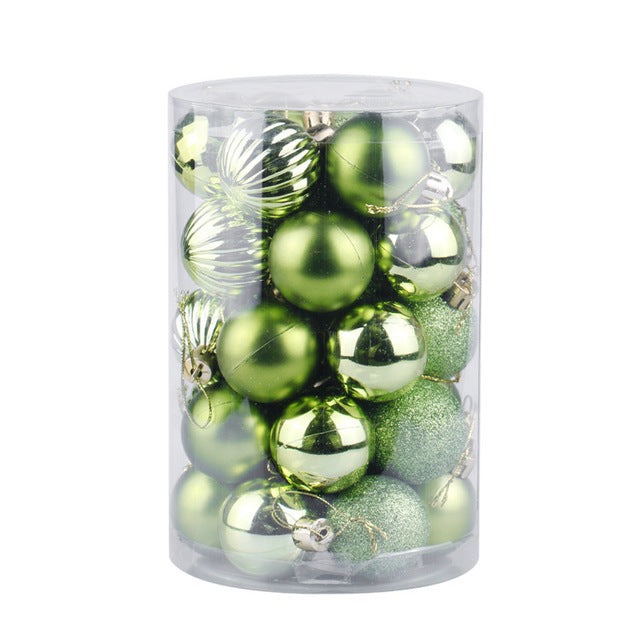 Christmas Ornament featuring a festive set of Christmas ornaments for tree decorating.