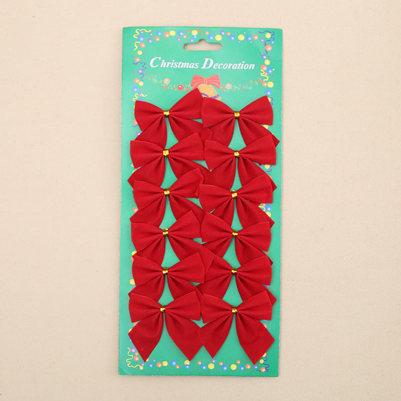 Christmas Decor featuring mini Christmas bows for trees, wreaths and holiday gifts.