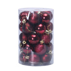 Christmas Ornament featuring a festive set of Christmas ornaments for tree decorating.