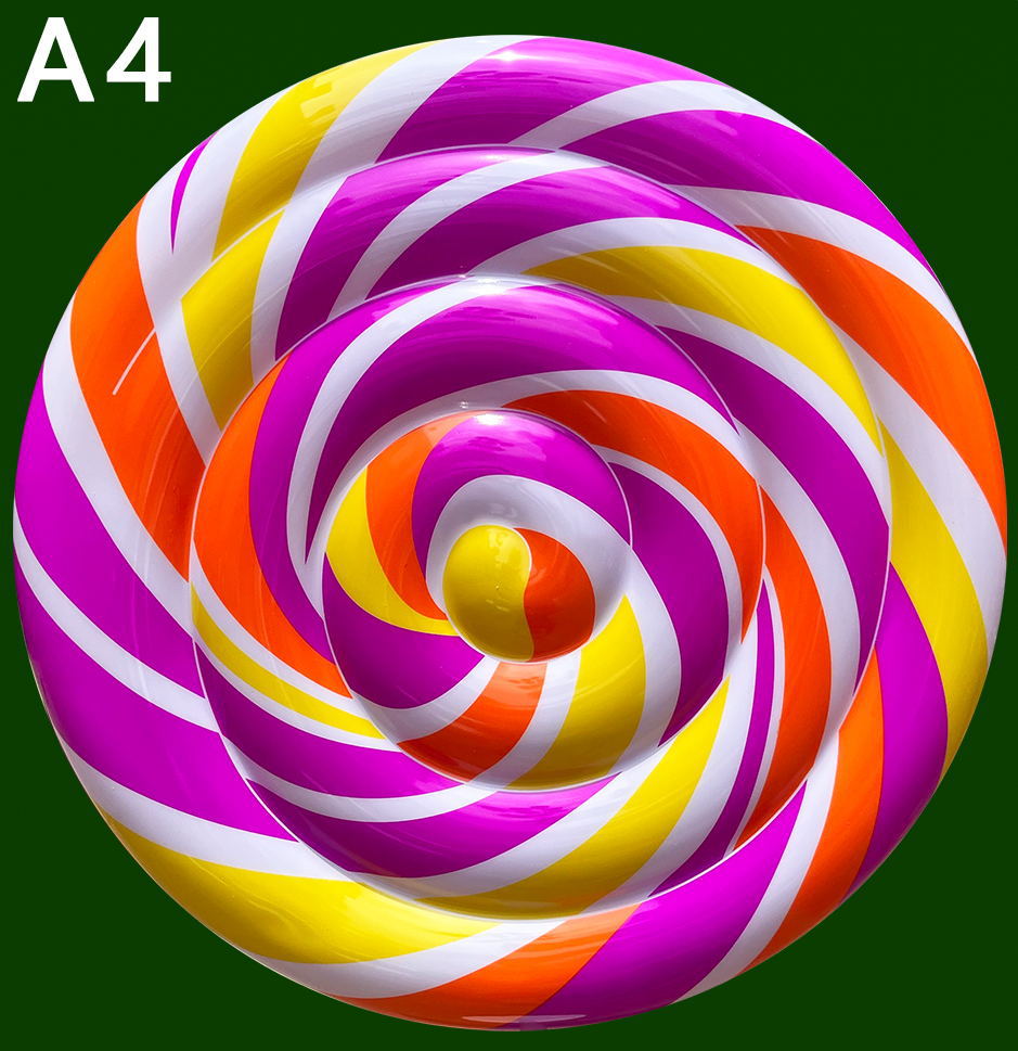 Christmas Ornament featuring oversized lollipop Christmas ornament decor.