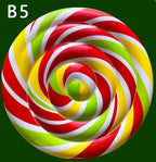 Christmas Ornament featuring oversized lollipop Christmas ornament decor.