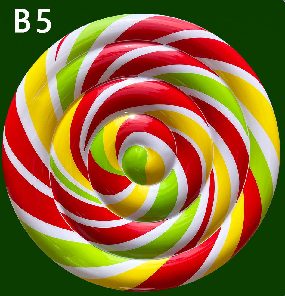Christmas Ornament featuring oversized lollipop Christmas ornament decor.