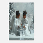 Christmas Poster featuring a sentimental Christmas scene honoring loved ones and holiday remembrance.