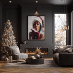 Christmas Poster featuring a playful Christmas scene with Santa-inspired holiday charm.