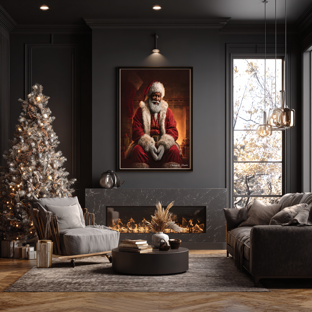 Santa’s Warmth — Premium Poster