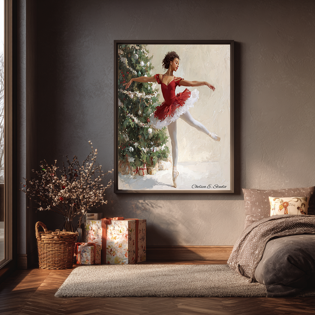 Snowfall Ballet — Premium Poster